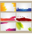 business cards with blots vector image vector image