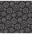 seamless pattern with graphic doodle suns vector image