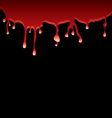 black blood vector image vector image
