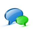chat or website support concept vector image