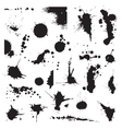 set of blots vector image