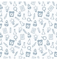 back to school seamless pattern vector image
