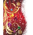 christmas background vector image