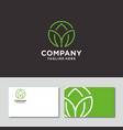 leaf vector image vector image