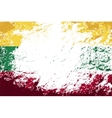 lithuanian flag grunge background vector image