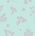 seamless pattern design with parsley leaves vector image