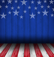 usa style background empty wooden table vector image vector image