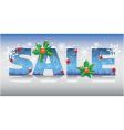 winter sale vector image