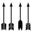 arrow icon set vector image