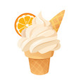 delicious ice cream vector image vector image