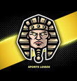 egyptian pharaoh logo sport mascot t shirt print vector image