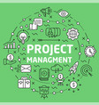 lines background project management vector image vector image
