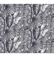 beautiful seamless pattern with tropical jungle vector image vector image