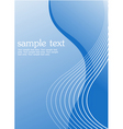 blue background vector image vector image