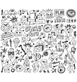 computer games - doodles set vector image vector image