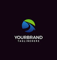 road circle logo vector image