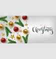 christmas greeting card backgroundgold vector image