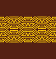 ikat geometric folklore pattern vector image vector image