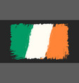 old flag of ireland in grunge vector image vector image
