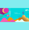 colorful asian background modern minimalist design vector image vector image