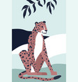 african jungle tiger vector image vector image
