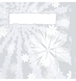 couture floral grunge vector image