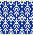 ikat geometric folklore pattern vector image vector image