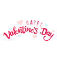 emblem for valentines day logo for valentines vector image vector image