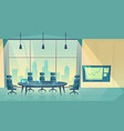 conference hall for business seminar workplace vector image