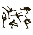 figure skating set vector image