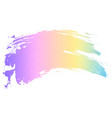 holographic color paint brush vector image