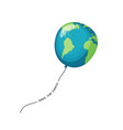 planet earth balloon vector image