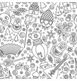 russia thin line icons seamless background vector image
