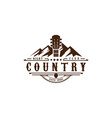 texas mountain country guitar music western vector image