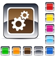 tools square button vector image