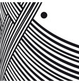 abstract background black and white curve lines vector image