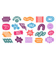 sale modern stickers abstract minimalist labels vector image