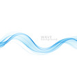 abstract colorful flowing wave lines vector image