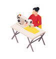 sewing factory icon vector image