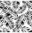 summer art rough grunge tropical leaves vector image