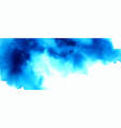 blue watercolor abstract background form design vector image vector image
