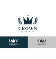 crown abstract logo template vector image vector image