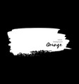dark black grunge watercolor ink texture frame vector image vector image