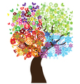 seasons vector image
