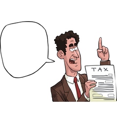 Tax agent Royalty Free Vector Image - VectorStock
