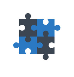 Jigsaw puzzle Royalty Free Vector Image - VectorStock