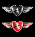 secure shield vector image