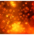 orange magic lights bokeh eps 10 vector image