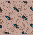 eyes naive seamless pattern doodle artwork vector image