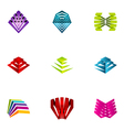 logo design elements set 12 vector image